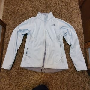 white North Face coat - size M